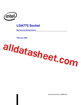 socket lga775|LGA775 Datasheet(PDF) .
